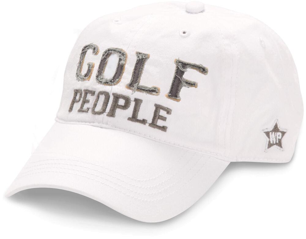 1248 We People Golf People Baseball Cap Hat with Adjustable Strap, White